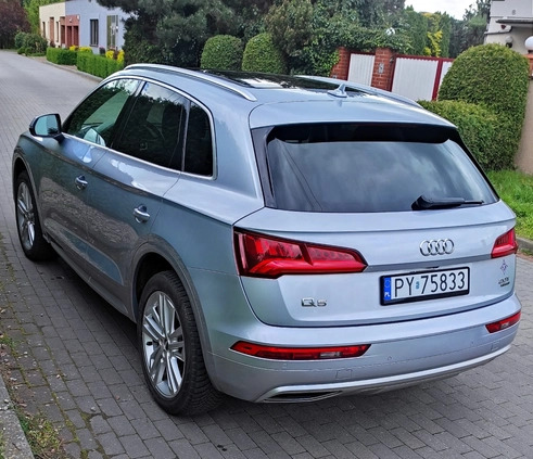 Audi Q5 cena 108500 przebieg: 142000, rok produkcji 2018 z Poznań małe 277